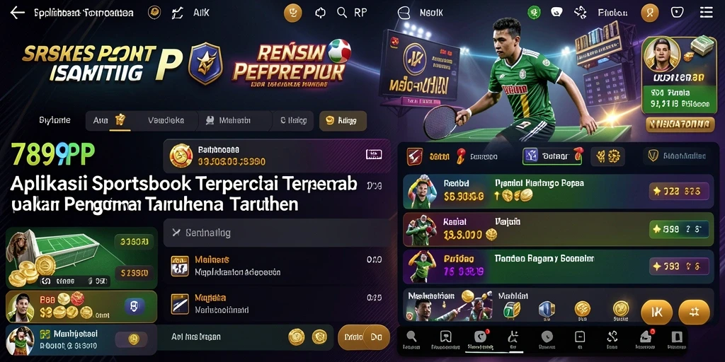 Screenshot menunjukkan gameplay menarik aplikasi Sportsbook 789RP.