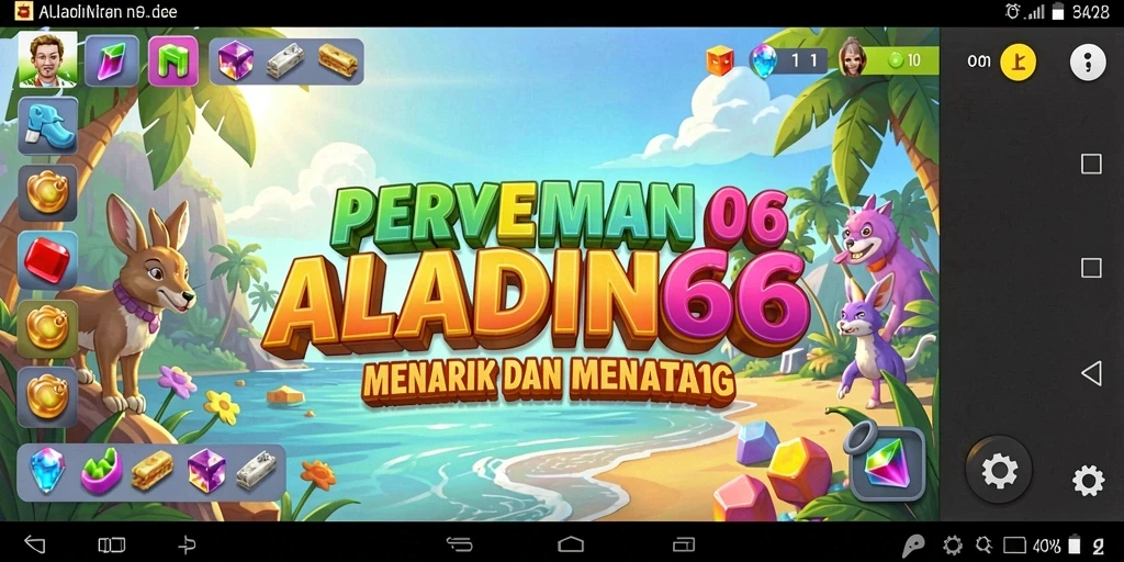 Screenshot ALADIN66 menampilkan gameplay Puzzle yang seru.