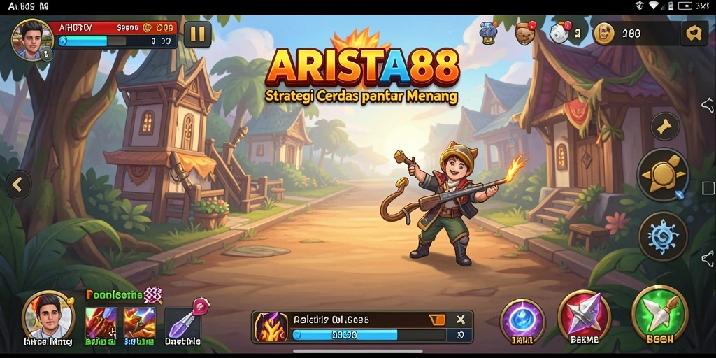 Screenshot ARISTA88 menampilkan pertempuran taktis dengan grafis yang menarik.