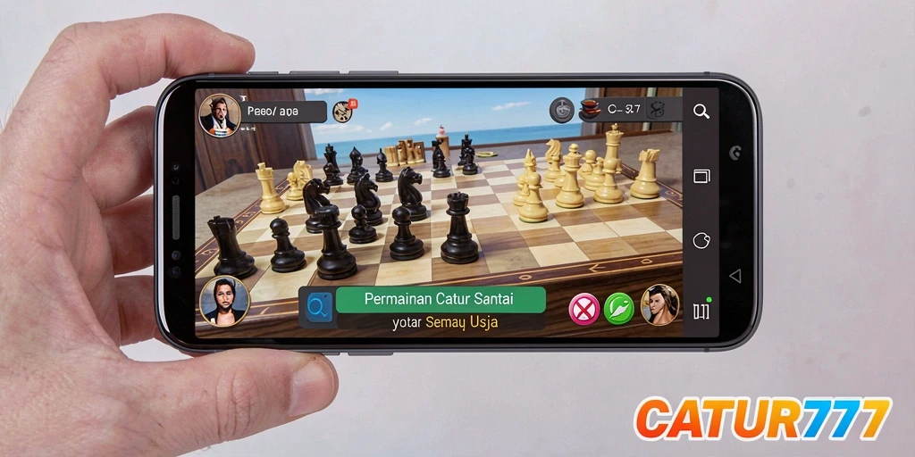 Tampilan gameplay CATUR777 yang menarik dan interaktif.