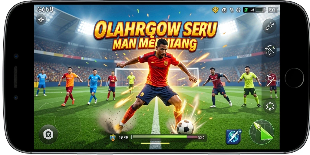 Tampilan menarik dari gameplay G668 yang penuh aksi olahraga.
