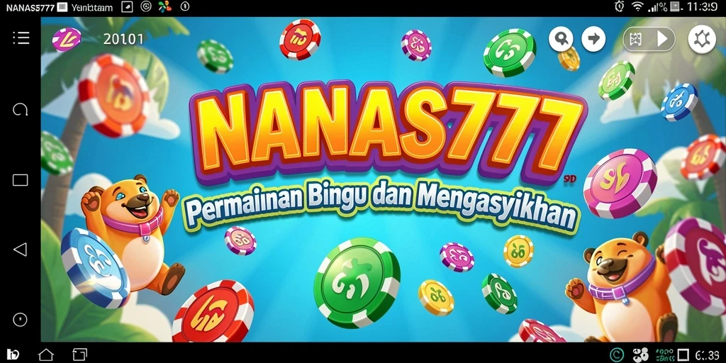 Tampilan gameplay seru dari NANAS777 yang penuh dengan keseruan Bingo.