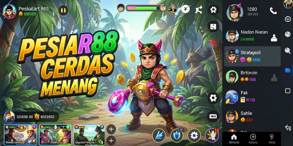 Gameplay <strong>PESIAR88</strong> menunjukkan strategi dan taktik dalam aksi.