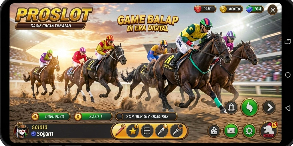 Tampilan menarik gameplay balap PROSLOT yang seru dan menantang.