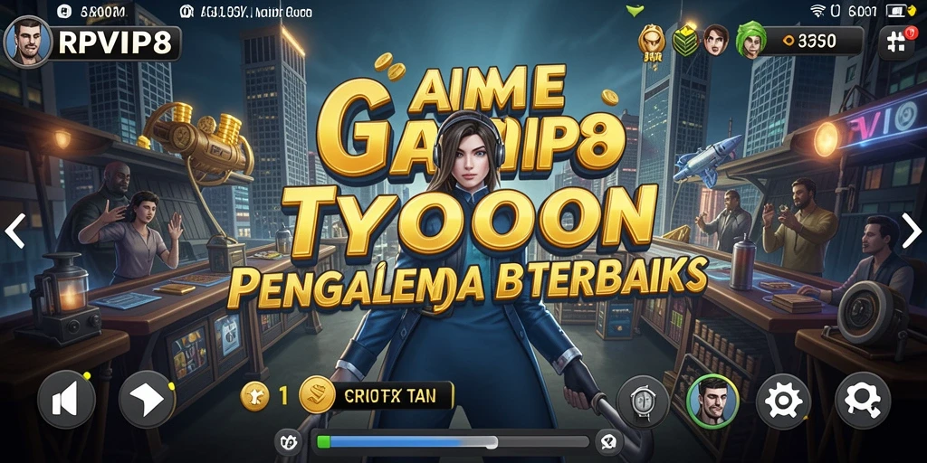Tangkapan layar RPVIP8 menunjukkan gameplay Tycoon yang menarik dan menantang.
