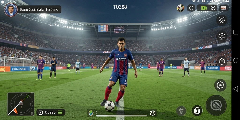 Tampilan gameplay TO288 yang seru dan menyenangkan dalam permainan sepak bola.
